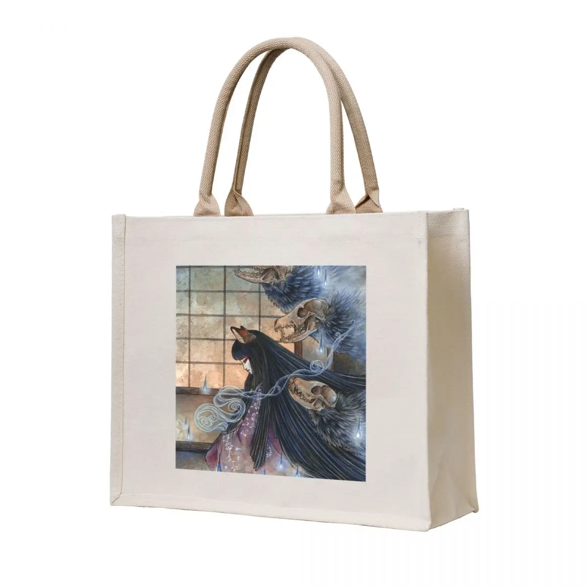 

Unmasked - The Fox Woman and her Spirits Tote Bag Women's shopper shopper bag women bags luxury women