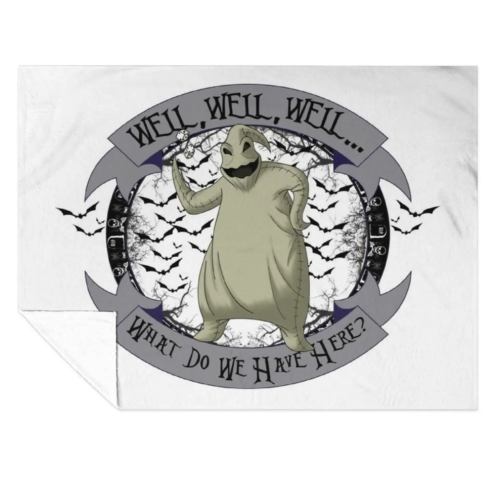 

Oogie Boogie Throw Blanket Bed Softest Luxury Sleeping Bag Blankets
