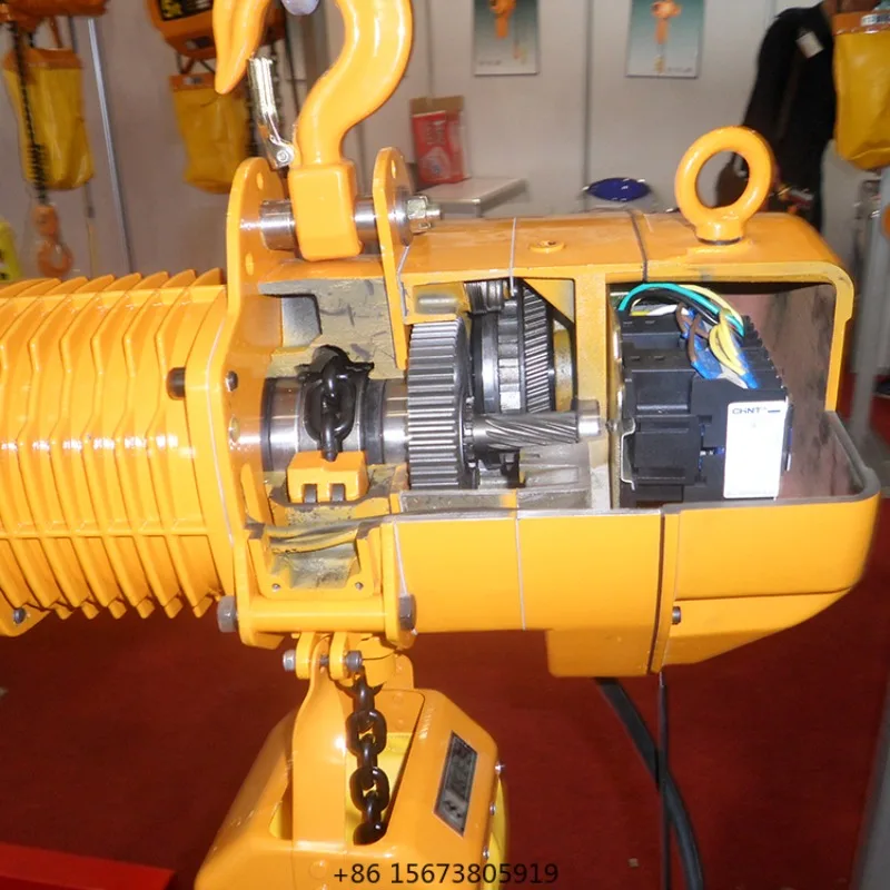 HSY 3 5 Ton  Monorail Electric Chain Hoist Motor Lifting Block for Sale