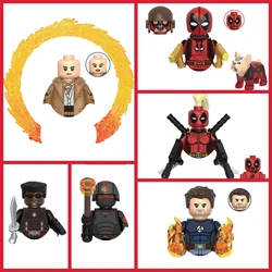 Bloques de construcción de Deadpool para niños, juguete de ladrillos para armar figuras de acción de Anime, ideal para regalo, G0175