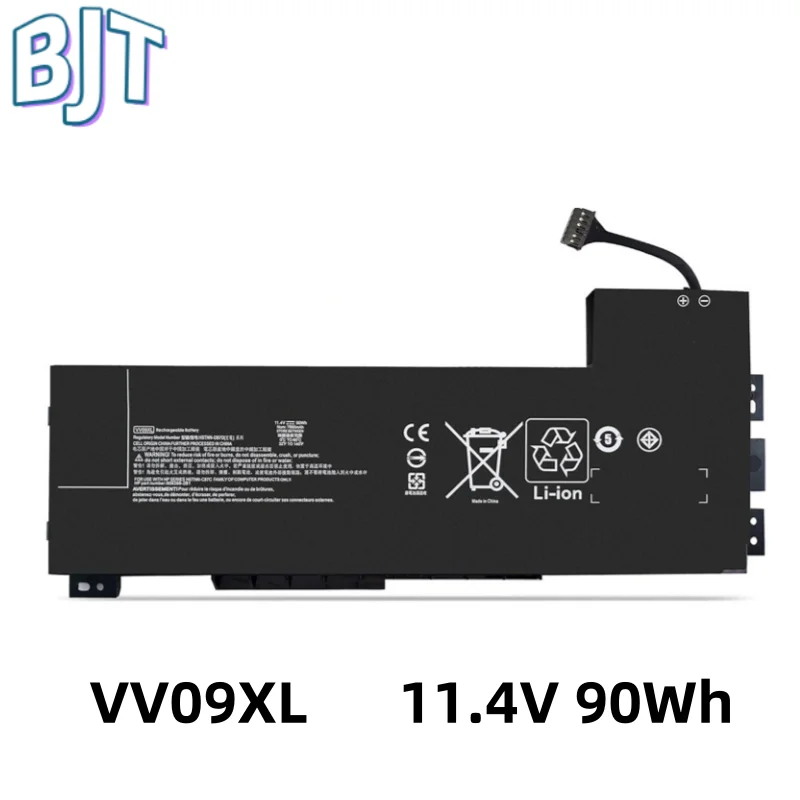 

New 90Wh 11.4V Laptop Battery VV09XL For HP ZBook 15 G3 15 G4 17 G3 808398-2B1 808452-005 HSTNN-DB7D HSTNN-C87C 808452-001 9Cell