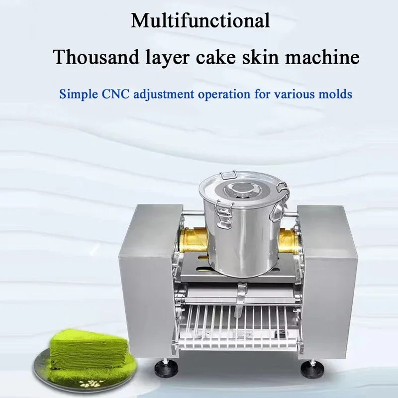 Heavy Duty Commercial Automatic Mini Mille Crepe Machine Crepe Cake Sheet Maker for Melaleuca Dessert Production