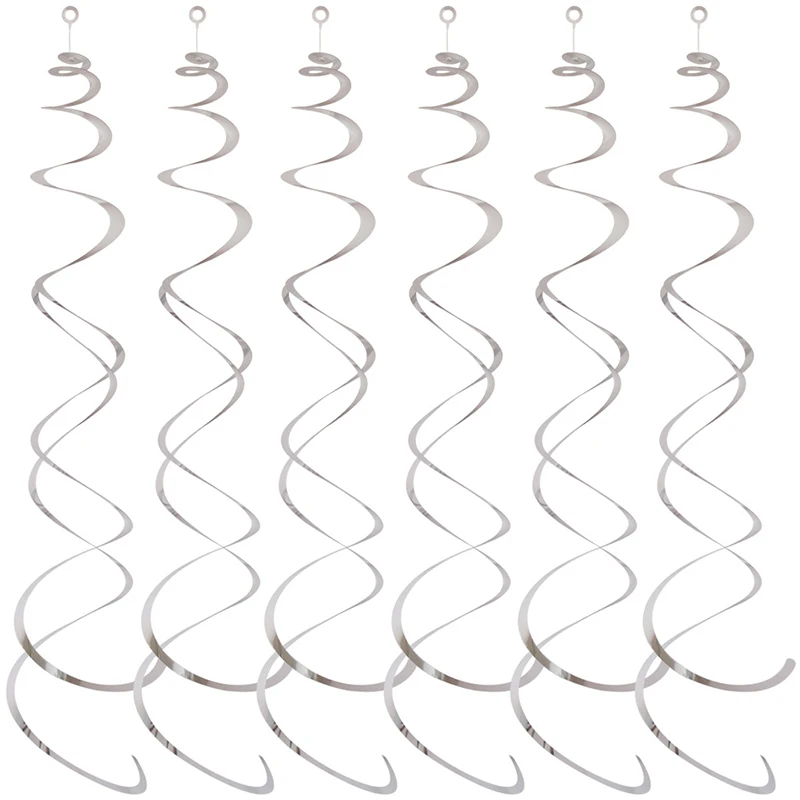 6 teile/satz Hängende Swirl Dekorationen Bunte Haushalt DIY Party Liefert Perfekt für Geburtstage Hochzeiten Feiern TMZ – Detail 8