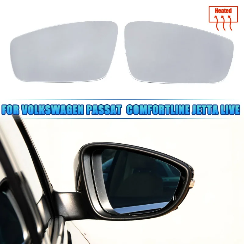 Beheiztes Seitenspiegelglas für VW Jetta Mk6 2011-2018 Passat B7 2011-2015 Beetle 2012-2019 Autozubehör