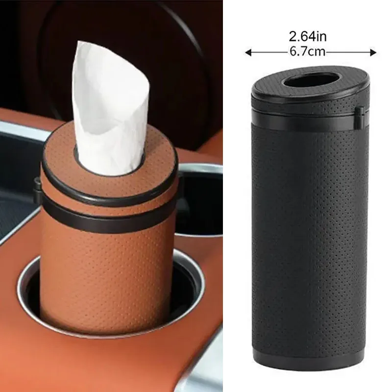 

Car Tissue Boxes Broken Window Hammer 2-in-1 Multifunction Auto Paper Towel Container Round Paper Tube Cars Interior Supplies