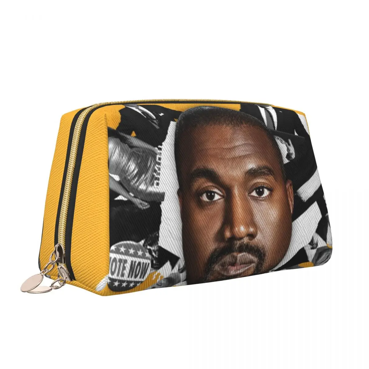 Travel Funny Kanye West Meme Toiletry Bag Rapper Music Producer Cosmetic Makeup Organizer Women Beauty Storage Dopp Kit Case