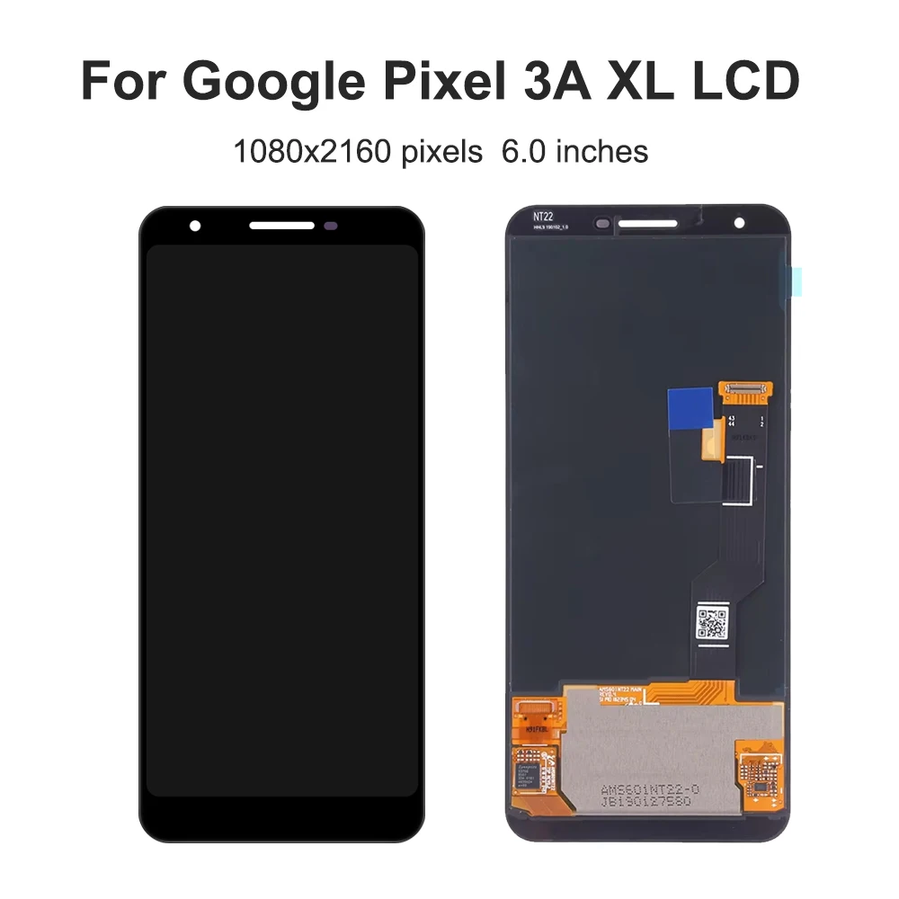 For Google Pixel 3A For Google Pixel 3A XL G020A G020E G020C G020G LCD Display Touch Screen Digitizer Assembly Replacement