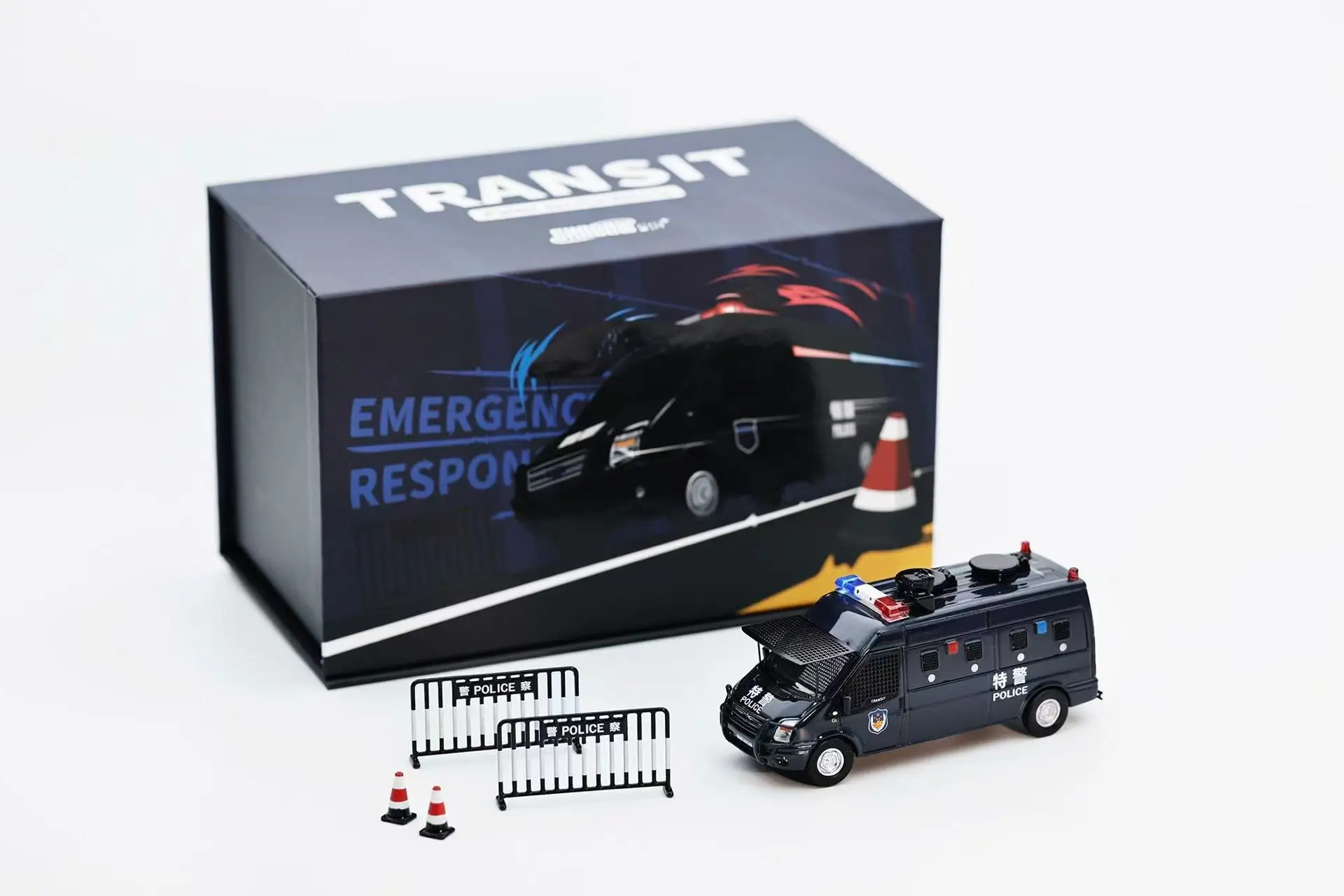 Diecast GCD Shadow Pro 1:64 Scale Police Car Alloy Car Model - view 2