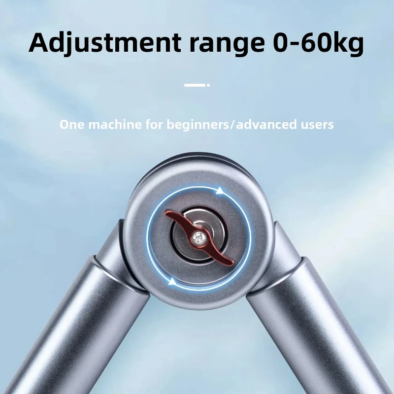 Adjustable Aluminum Alloy Grip Strength Stick 0‑60kg Two‑Way Arm Trainer Forearm Chest Home Fitness Workout Exercise Equipment