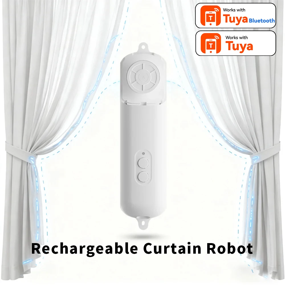 

Tuya Bluetooth Smart Roller Blind Curtain Робот Type C порт использование Smart Life APP Дистанционное управление Google Alexa Siri голосовое управление