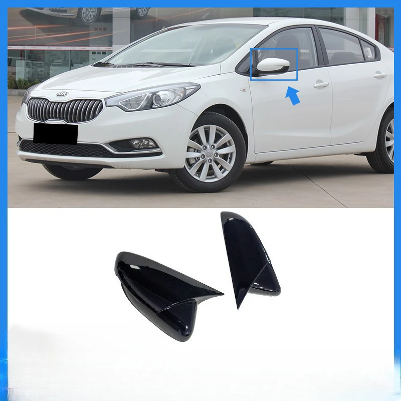 

2X автомобильная наклейка из АБС-пластика, боковое зеркало заднего вида, крышка крыла для KIA K3 Cerato Forte Ceed 2 13-18, дверная отделка корпуса заднего вида, карбоновый вид