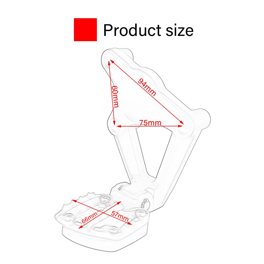 Rear foot Stand Rearset Footrest FOR HONDA X ADV X-ADV 750 XADV 2017 2018 2019 2020 Motorcycle Foot Peg Pedal Passenger Rearsets