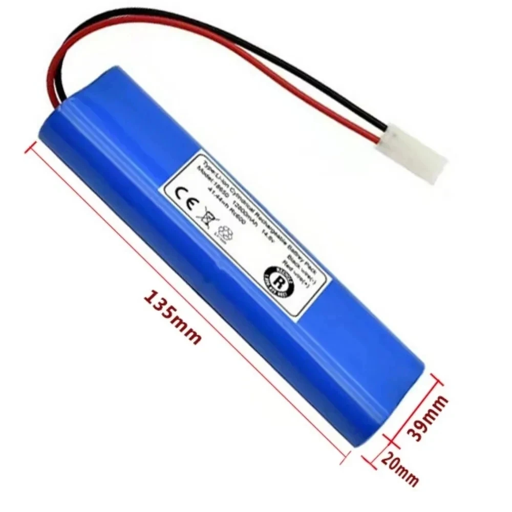 New 2024 Bateria Usada para Qihoo 360 S6 Robô Aspirador de Pó, 100% Novos Componentes Originais, 14.4V, 12800mAh