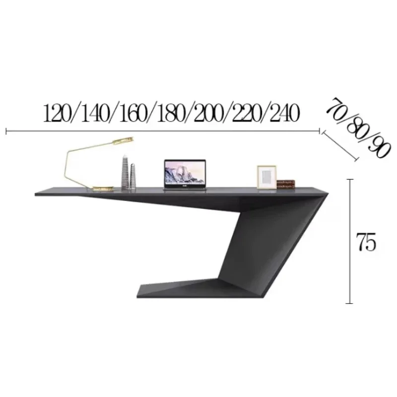 مكتب مكتب جمالي واسع يقف كرسي صغير للكتابة مكاتب الكمبيوتر التنفيذية دراسة طاولة خشبية بيضاء أثاث المراقبة