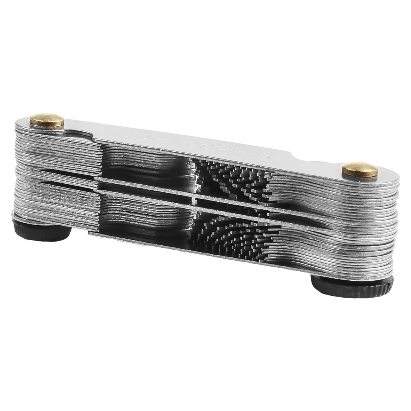 Accurate Measurement Screw Thread Gauge Chrome Plating Clear Scale Good Elasticity High Strength Measuring Thread Tooth Pitch