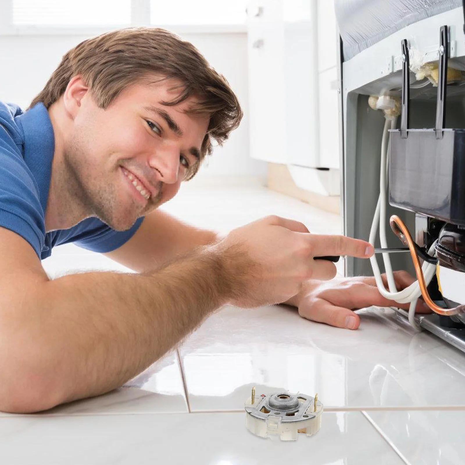 

1Set Carbon Brush Holder for Hammer Drill and Car Motor Reliable Replacement Part for Industrial Machinery Household Appliances