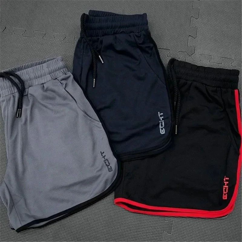 Pantalones cortos deportivos para hombre, Shorts de secado rápido para correr, gimnasio, novedad de verano, 2024