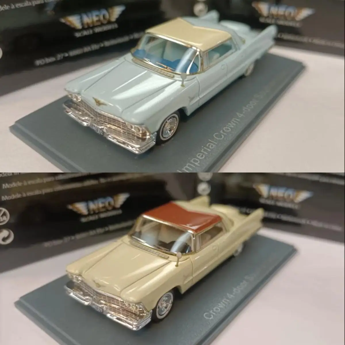 

Neo 1:87 Imperia Crown Southampton Rice 4-D HT Coupe Vintage Car Simulation Limited Edition Resin Metal Static Car Model Toy