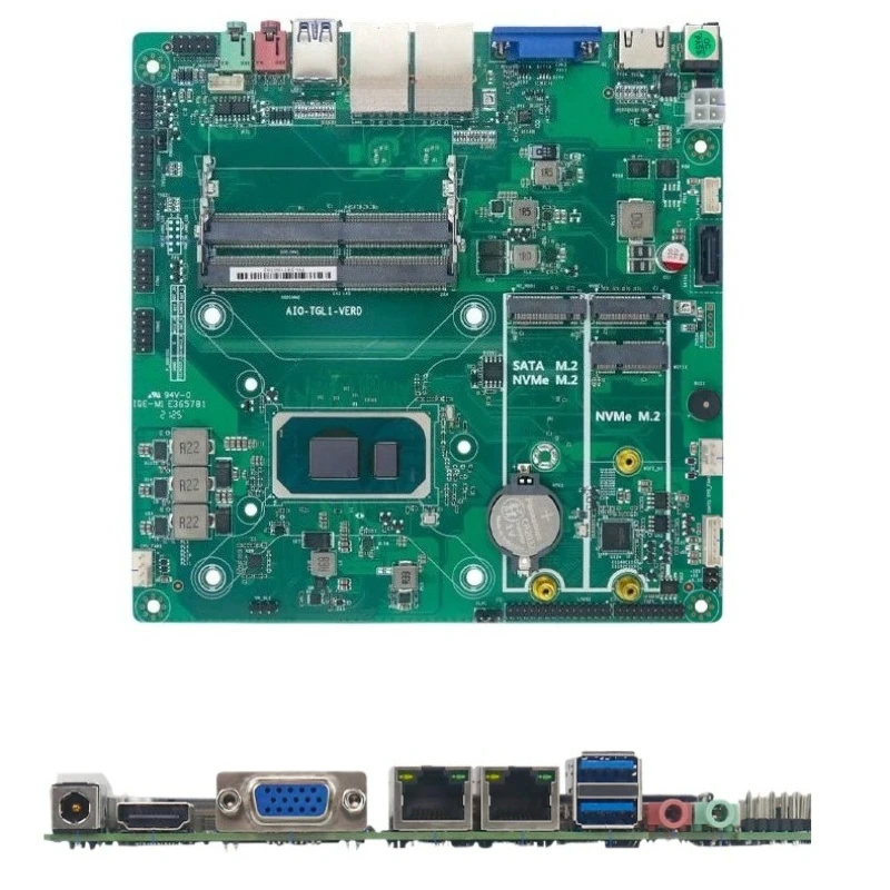 Mini ITX Motherboard I5-1135G7 Dual Gigabit LAN Multi Display AIO Kiosk POS Industrial Embedded Board