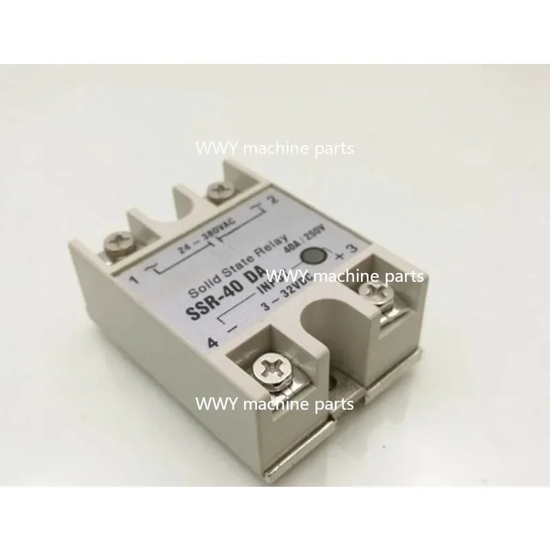 

Подходит для 1 шт. новое твердотельное реле SSR-40DA, тиристорное управление постоянным током, алюминиевая подложка переменного тока, однофазное SSR 380 В