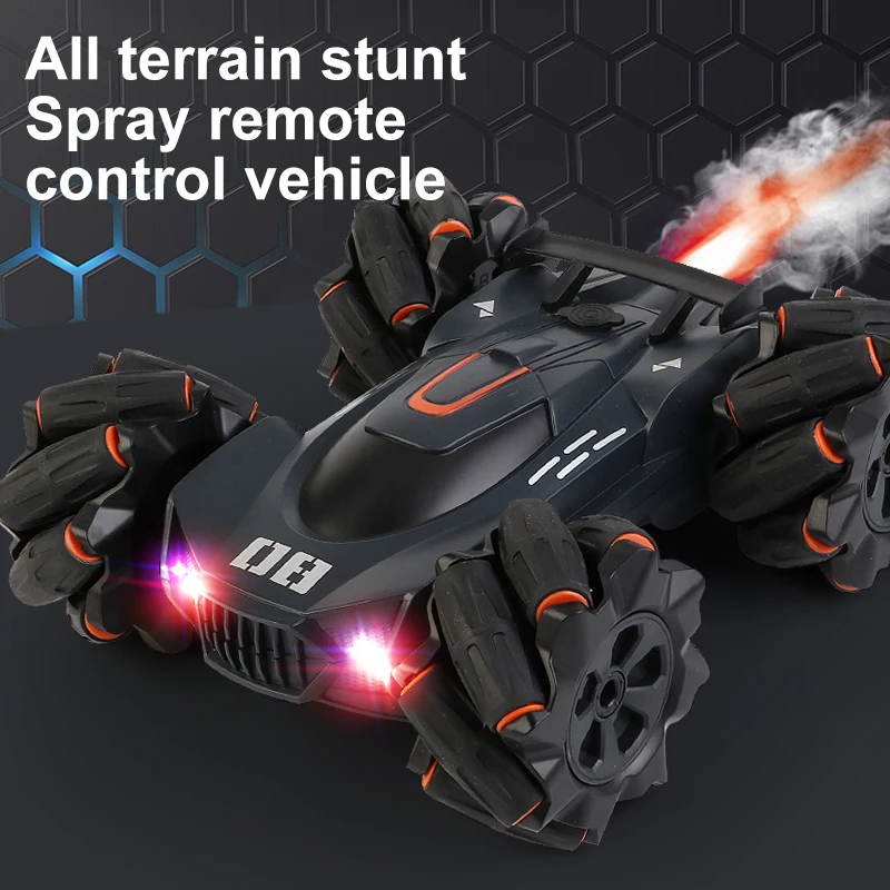 

Stunt Cool Tail Spraying 2.4G Remote Control Drift RC Car Children Toy For Children