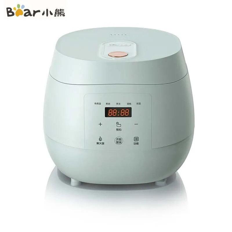 

Bear 4L Rice Cooker Multifunctional Portable Electric Cooker Thickened Non-stick Liner Kitchen Appliances For Dormitory