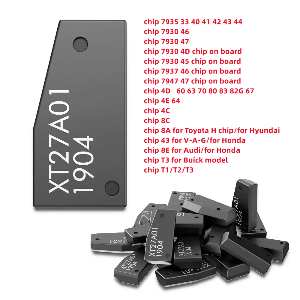 

10-100 шт. Xhorse VVDI Super Chip XT27A01 XT27A66 Транспондер для ID46/40/43/4D/8C/8A/T3/47 для VVDI2 VVDI Key Tool/Mini Key Tool