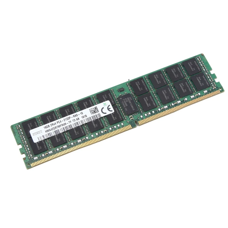 Pour SK Hynix 16 Go DDR4 Serveur RAM Mémoire 2133Mhz PC4-17000 288PIN 2Rx4 RECC Mémoire RAM 1.2V ECC REG RAM Installation Facile à Utiliser