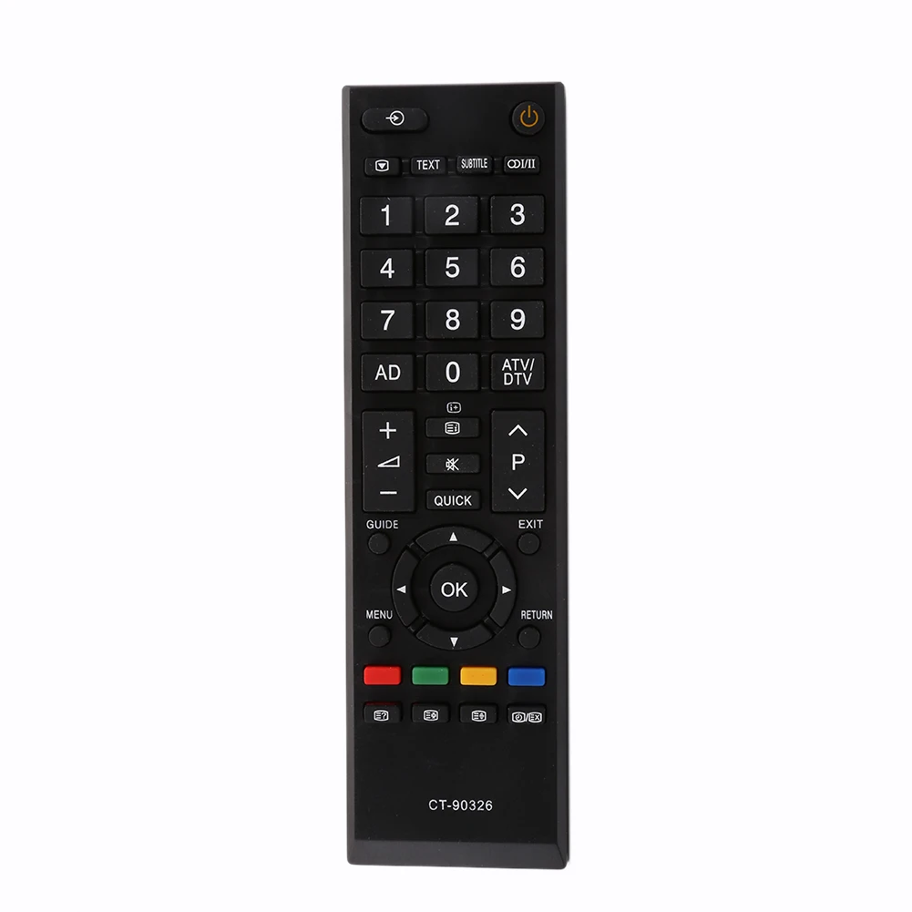 Practical Television Remote Control Battery Powered Smart TV Controller Replacement Parts Accessories for TOSHIBA CT-90326