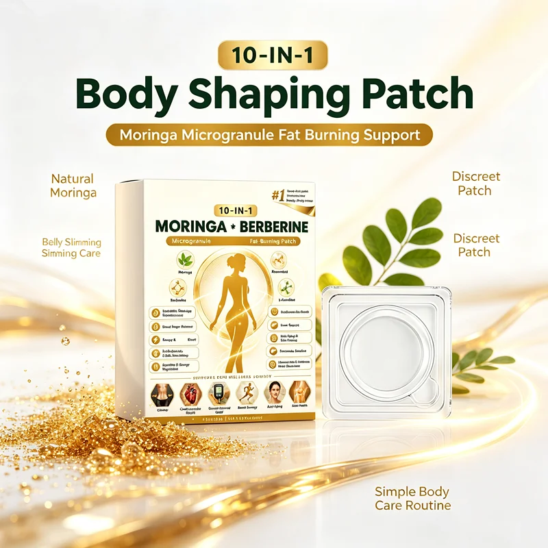Moringa & Berberine Microgranule Wellness Patches Gentle Nourishing Support Blood Sugar Balance Energy Boost Body Detox Care
