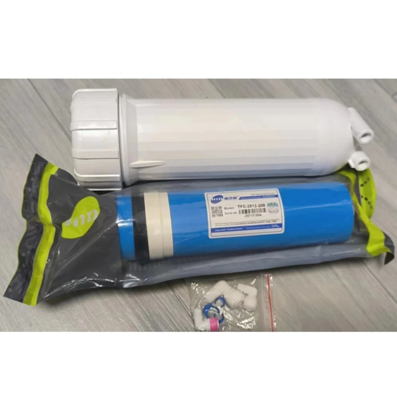 200gpd reverse osmosis water filter HID TFC-2812-200 ro membrane filter ro system + water filter osmosis housing 1/4 Quick Link