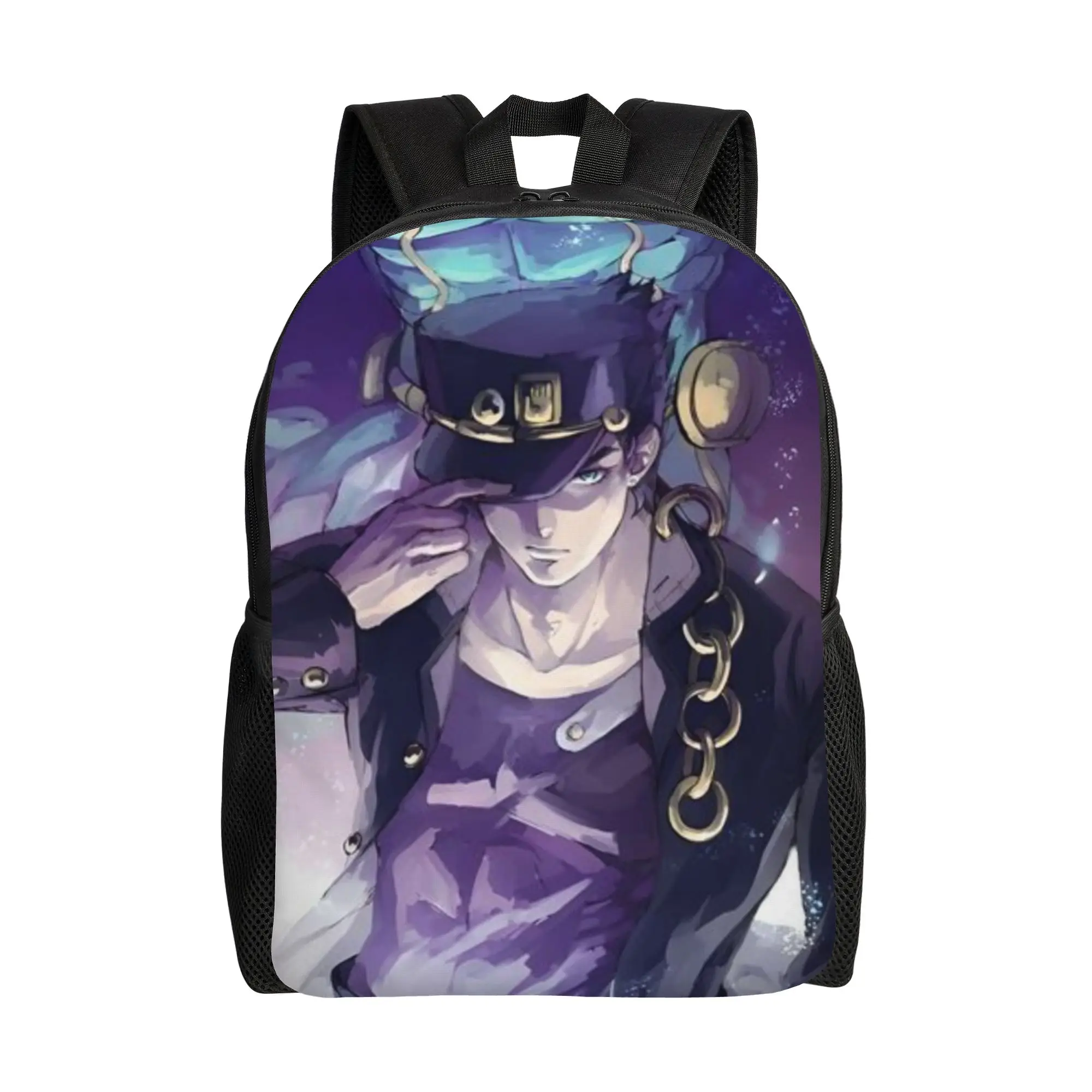 Back to school season Fashionable Jotaro Kujo (5) Laptop Bag JoJo's Bizarre Adventure Men Women Adult Backpack