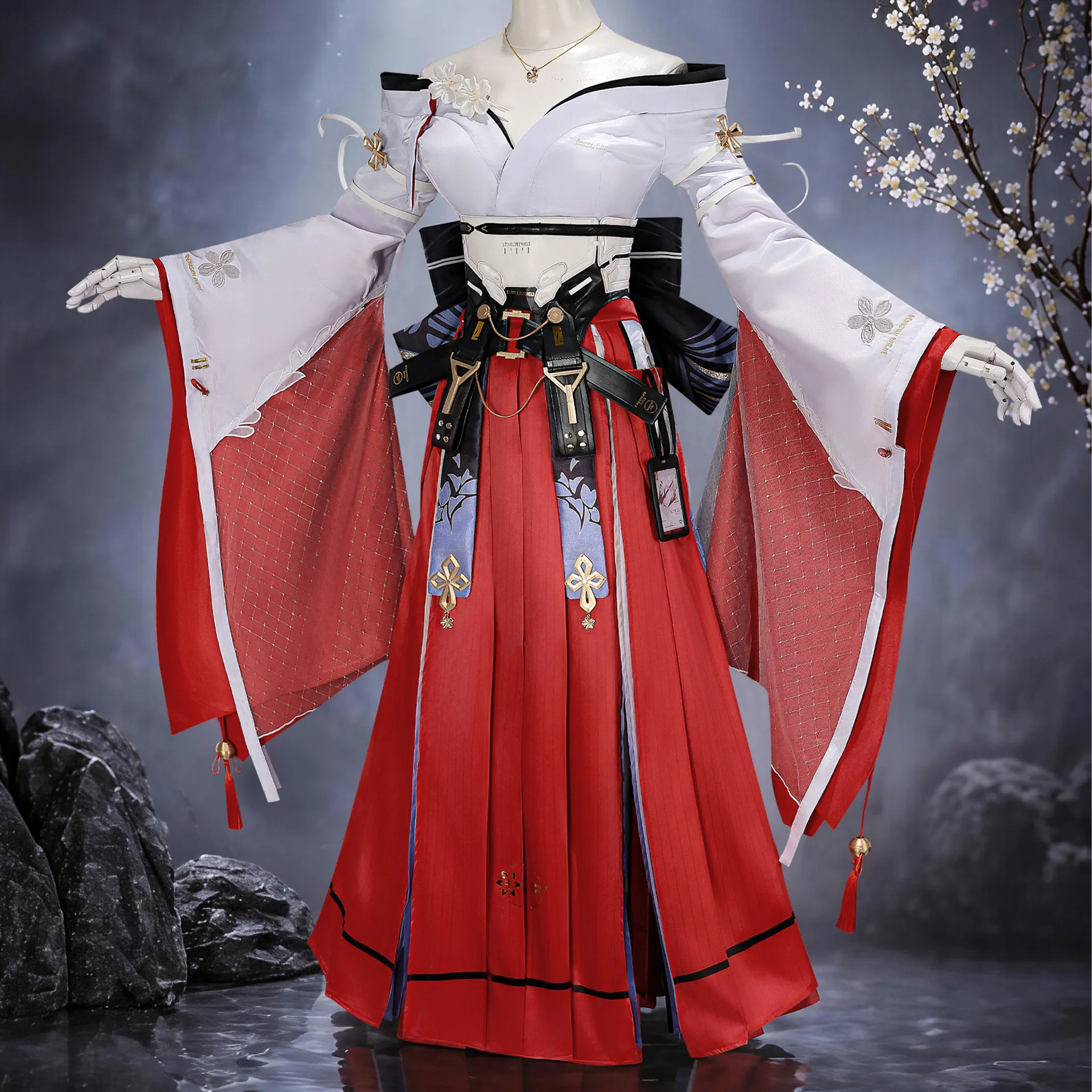 

‌Wuthering Waves‌ Cosplay anime Role Play Costume Fei Xue Cos Costume Halloween Uniform Carnival Party Play Role Clothes