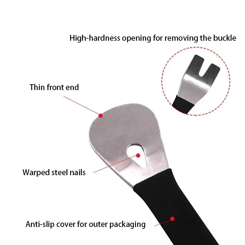 1pc Car Installation Tool for Dismantling Navigation, Prying Door Panel Drive,Sound Insulation, Instrument Panel Foot Pad Trims,