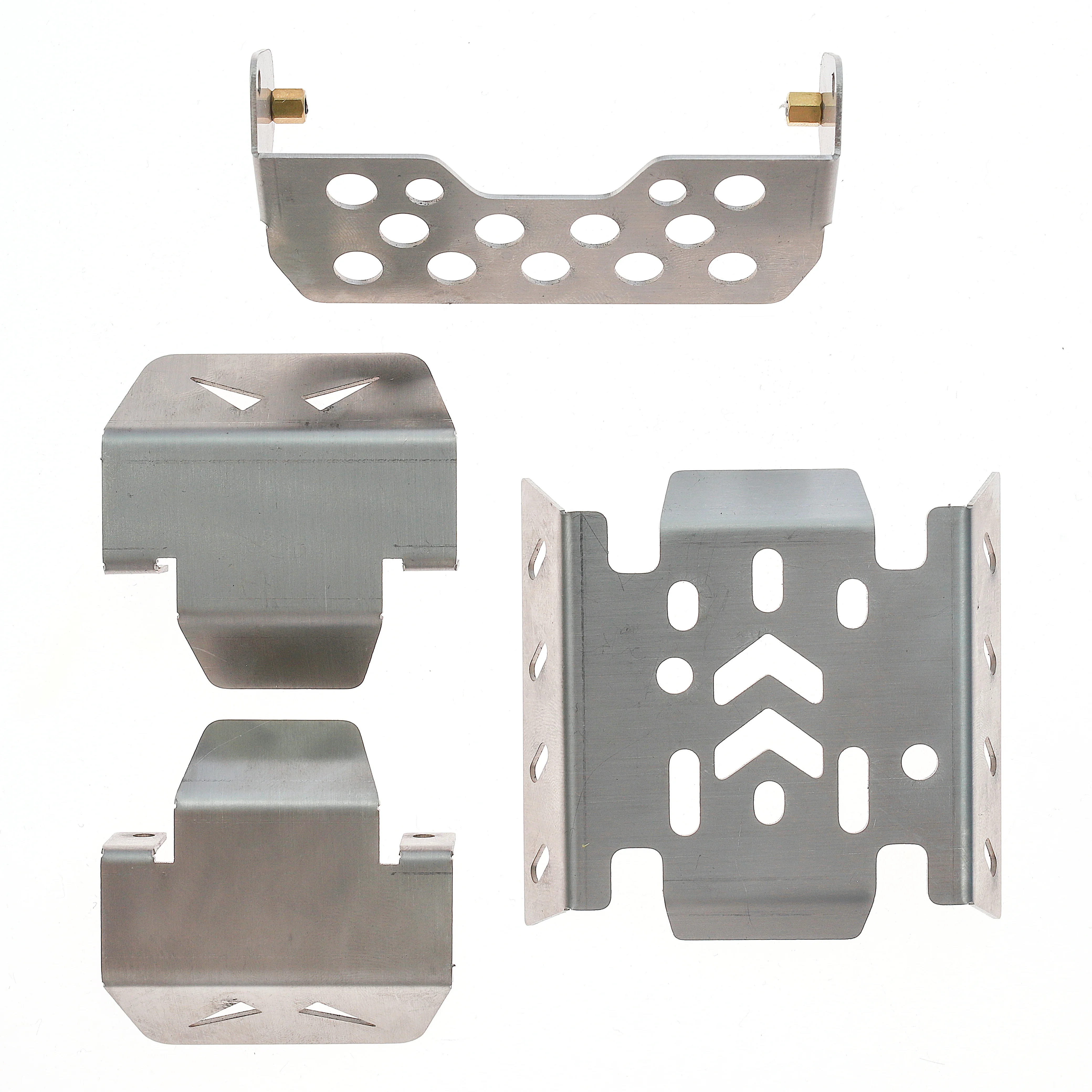 1/8 Scale RC Chassis Armor Metal Plate for YIKONG YK4083 V3 - Upgraded Protection, RC Car Parts