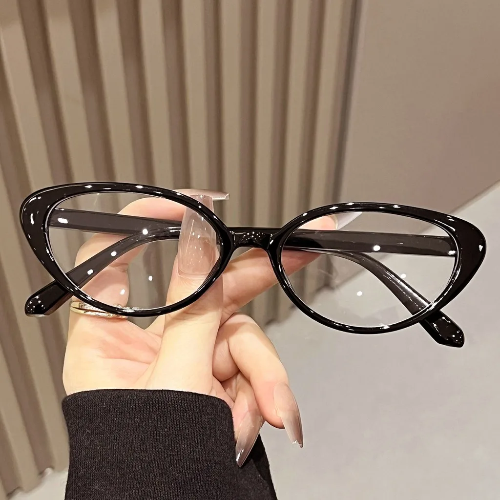 KLASSNUM Eyeglasses Frames Retro Eyewear PC Material Glasses Blue Light Blocking Blue Light Blocking Glasses Goggles