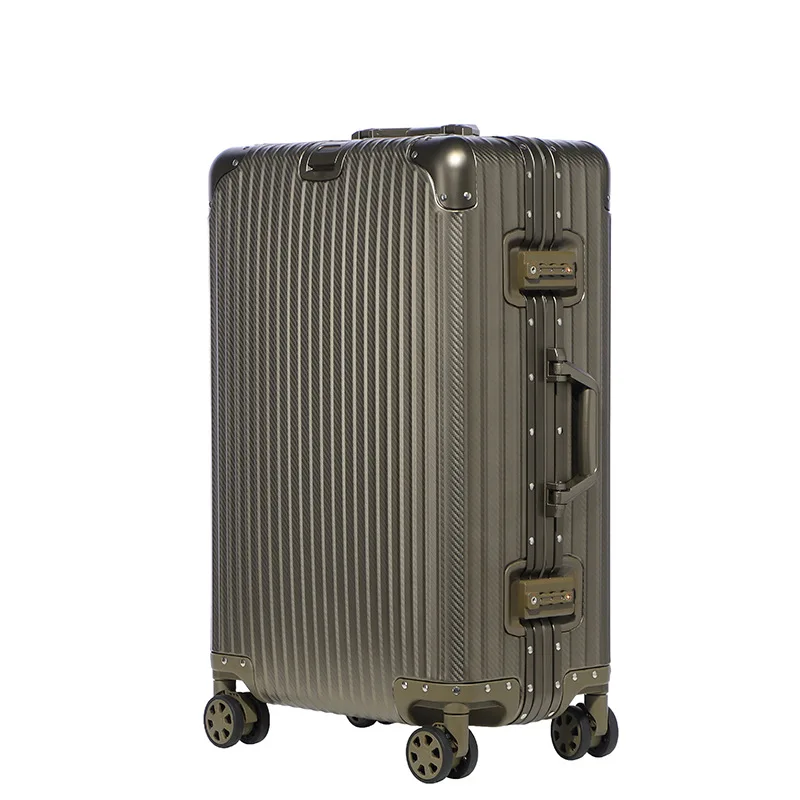 

Aluminum-magnesium alloy suitcase, scratch-resistant boarding suitcase