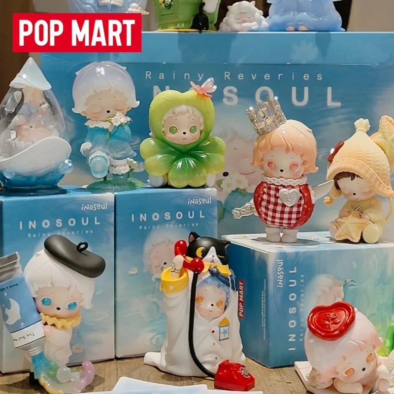 

New Arrivals Original Popmart Inosoul Rainy Day Fantasy Series Figurines Blind Box High Quality Desktop Decoration Surprise Gift