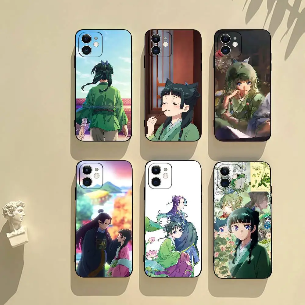 

B-Apothecary S-Diaries Maomao Phone Case Black Phone Case For IPhone 17/16/15/13/14 Pro Max/ 11Plus/X/Xr/Xs Max 13mini