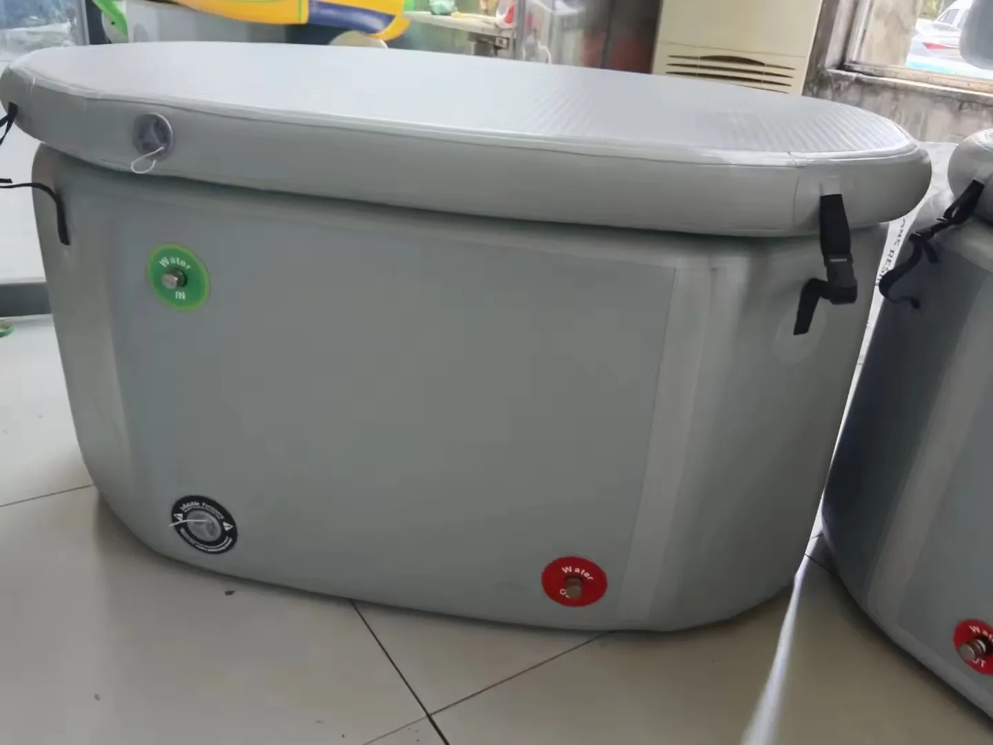Product Custom Portable Ice Bathtub Adult Large Freestanding Bath Inflatable Foldable Hot Bath PVC Double