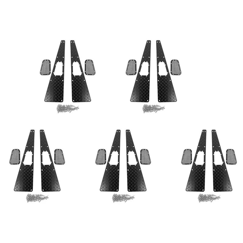 

DELAM-10X металлическая противоскользящая пластина впускной решетки для Traxxas TRX-4 TRX4 Defender 1/10 RC гусеничный обновленные детали аксессуары