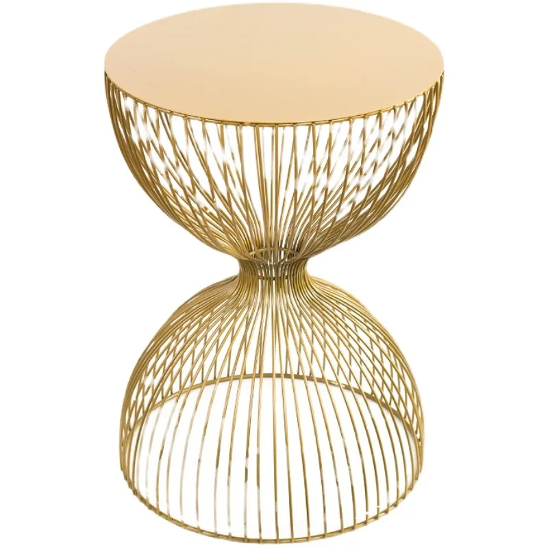 

Nordic retro iron art tea table, sofa, coffee table, bedside corner, living room, balcony