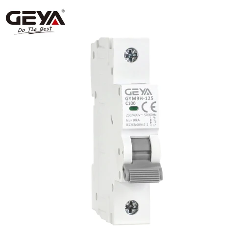 Imagen 2 del producto GEYA GYM9H-125 AC Disyuntor eléctrico 80A 100A 125A 1P 2P 3P 4P AC 230V 400V 10KA MCB AC