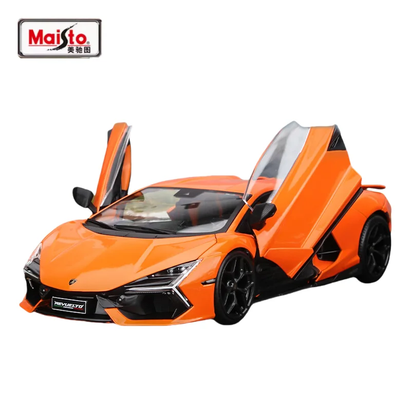 

Maisto 1:18 Lamborghini Revuelto Daniu L744 diecast alloy model, children's collection of decorative toys, children's gifts.