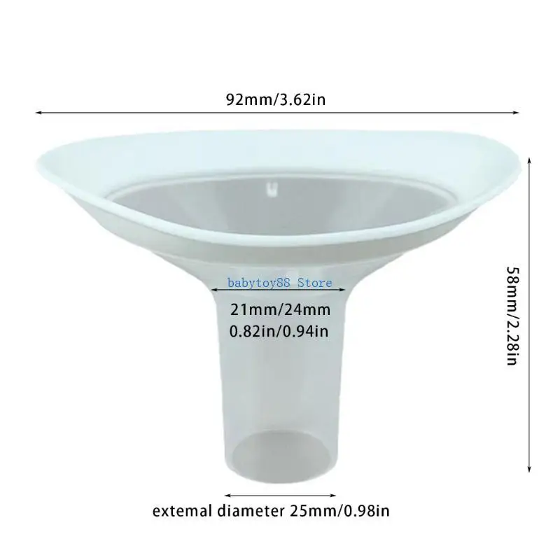 وصيرة مضخة الثدي Y4UD من السهل تصميمة نظيفة الشفاه ناعمة السيليكون شفاه 21/24 مم صدر التمريض لمضخة الثدي #6