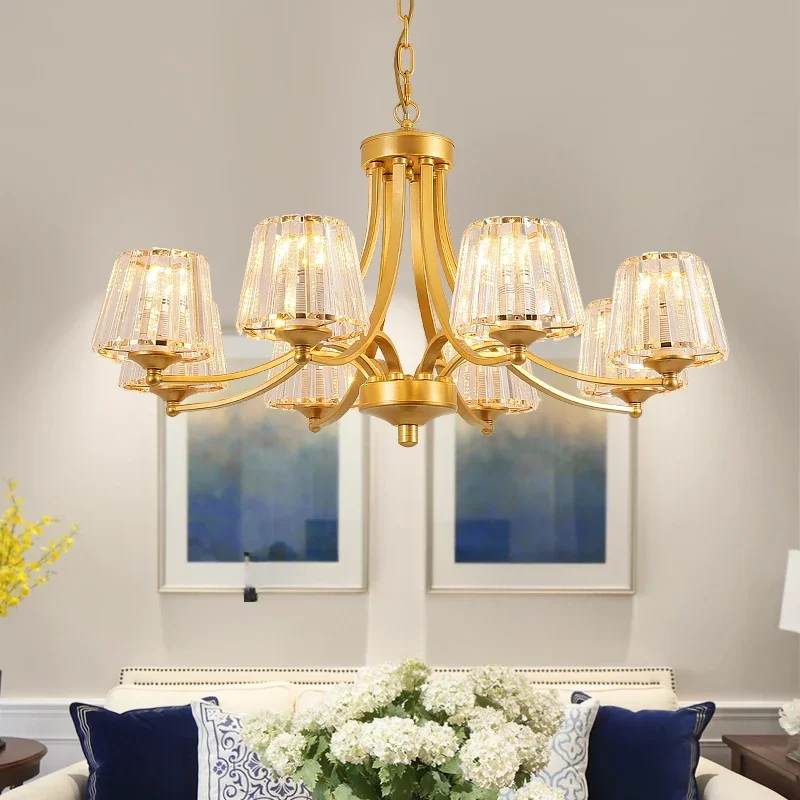 

Modern Chandelier Crystal Ceiling Lights For Loft Living Room Bedroom Kitchen Pendant Lamps Indoor Home Decor Hanging Fixtures