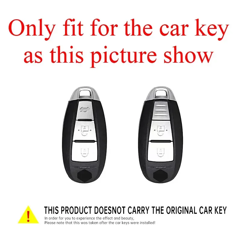 Zinc Alloy+ Leather Car Key Case Cover For Suzuki Baleno Ciaz Ertiga Ignis Kizashi SX4 S-cross Swift Vitars 2 3 Buttons Remote