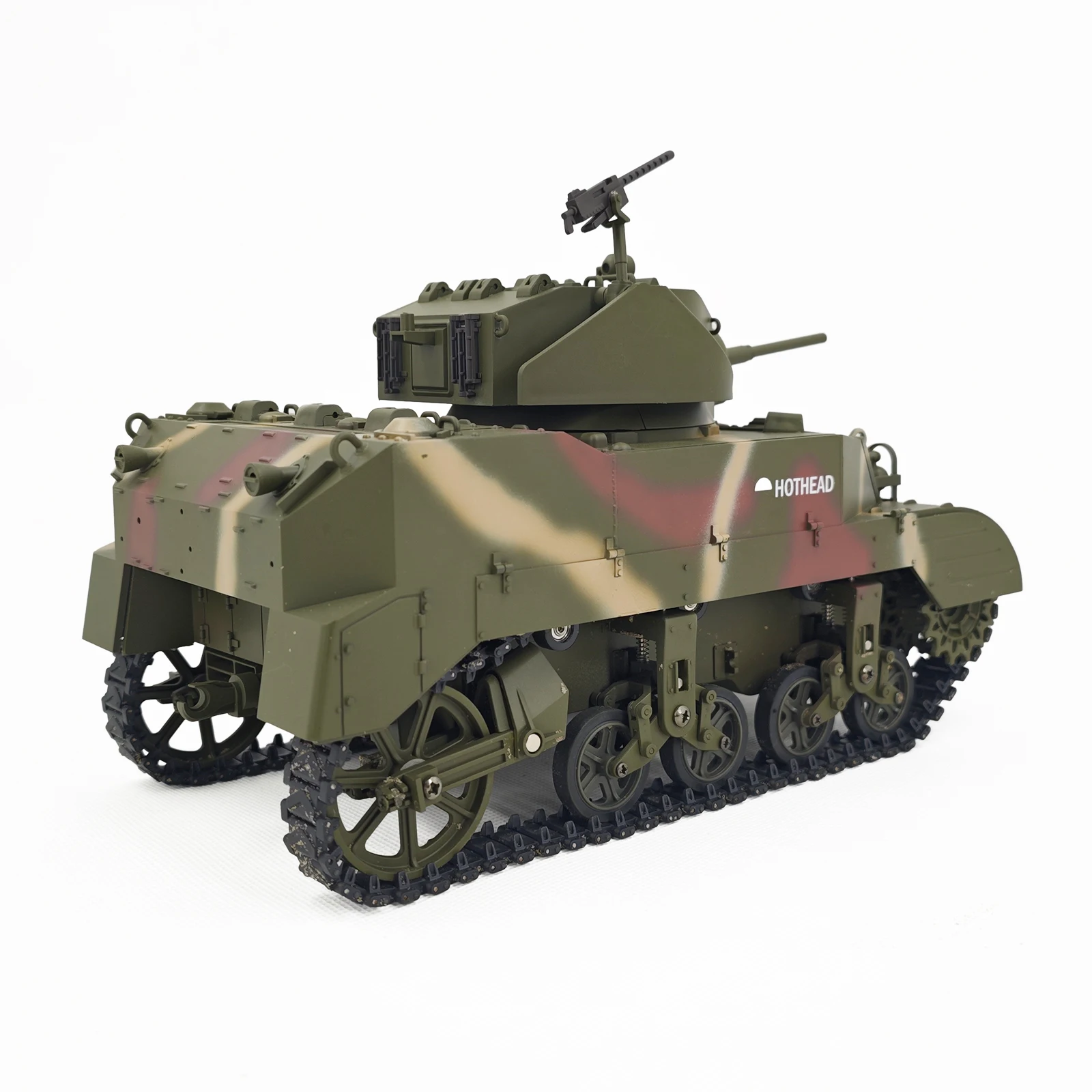 1/16 CoolBank RC tank USA stuart modèle Marine Corps Paint G2080-2 recul de baril Grands cadeaux de loisirs pour les garçons.