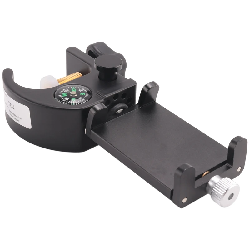 

Bracket Cradle With Compass Phone Holder Pole Clamp For GPS For Data Collector Total Station