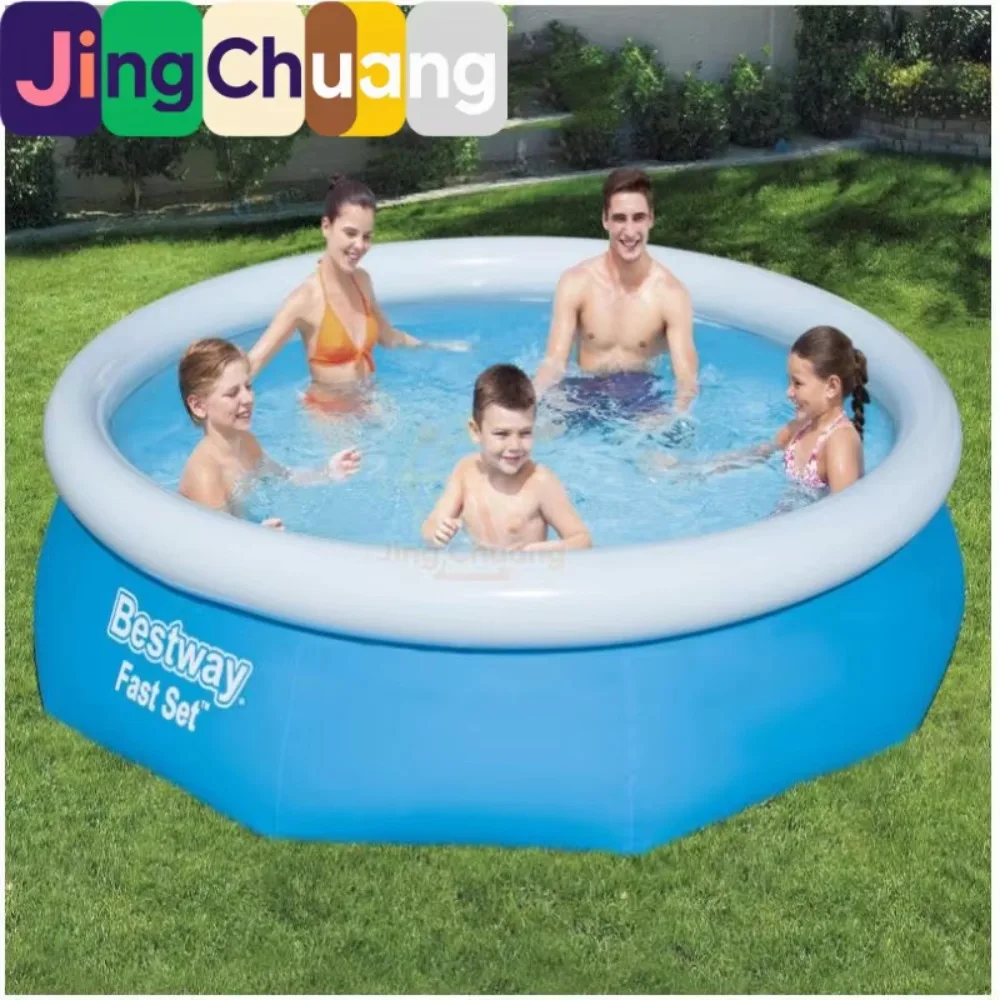 

Large Swimming Pool Inflatable Adult Pool Heightened Children Paddling Pool Folding Fish Pond